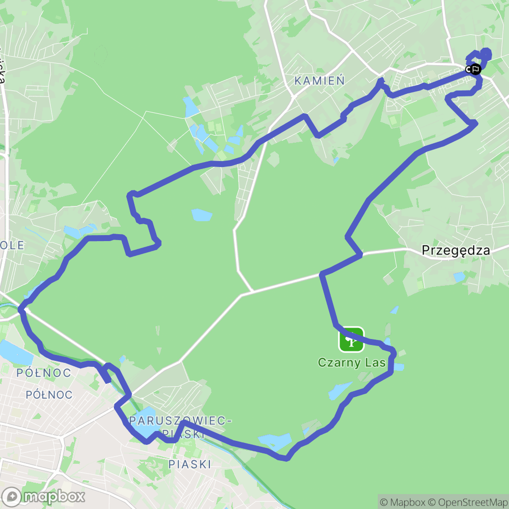 Czerwionka-Leszczyny: mapa trasy - Poland