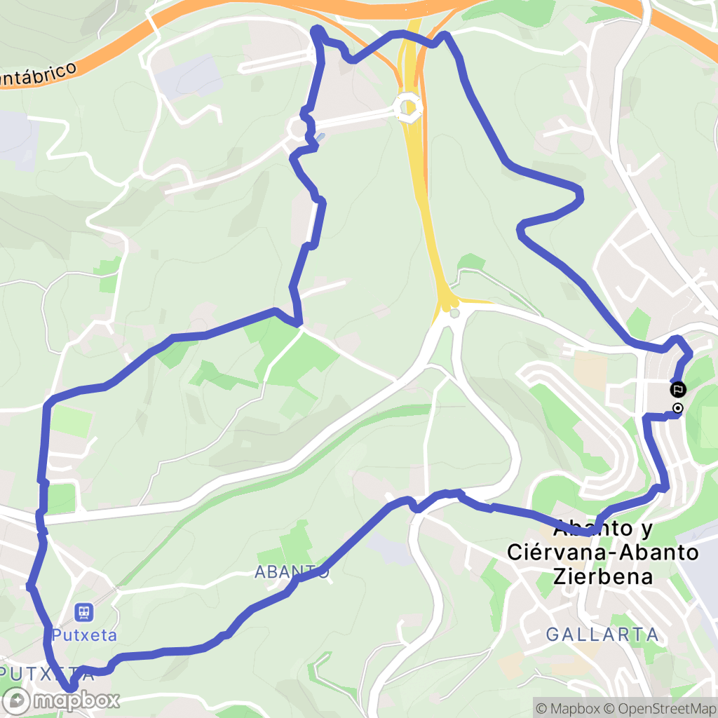 El Casal : carte du parcours de randonnée - Spain
