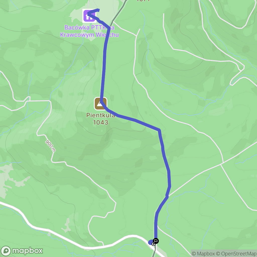 Novoť: mapa trasy - Slovakia