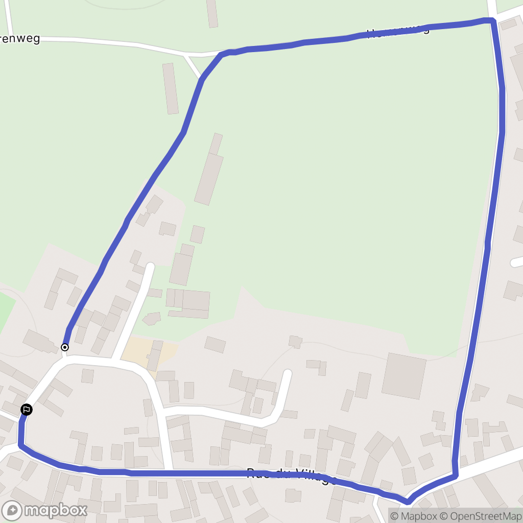 Kurtzenhouse : carte du parcours de randonnée - France