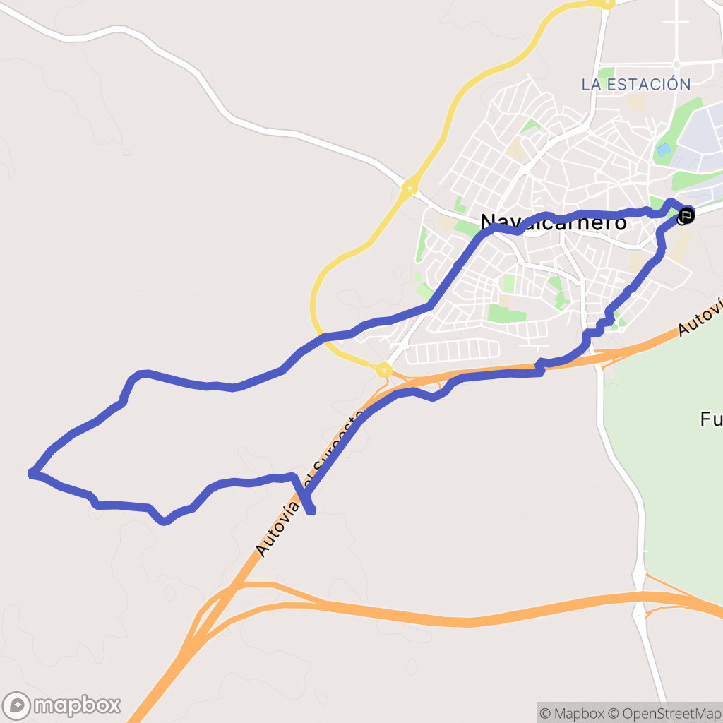 Navalcarnero : carte du parcours de randonnée - Spain