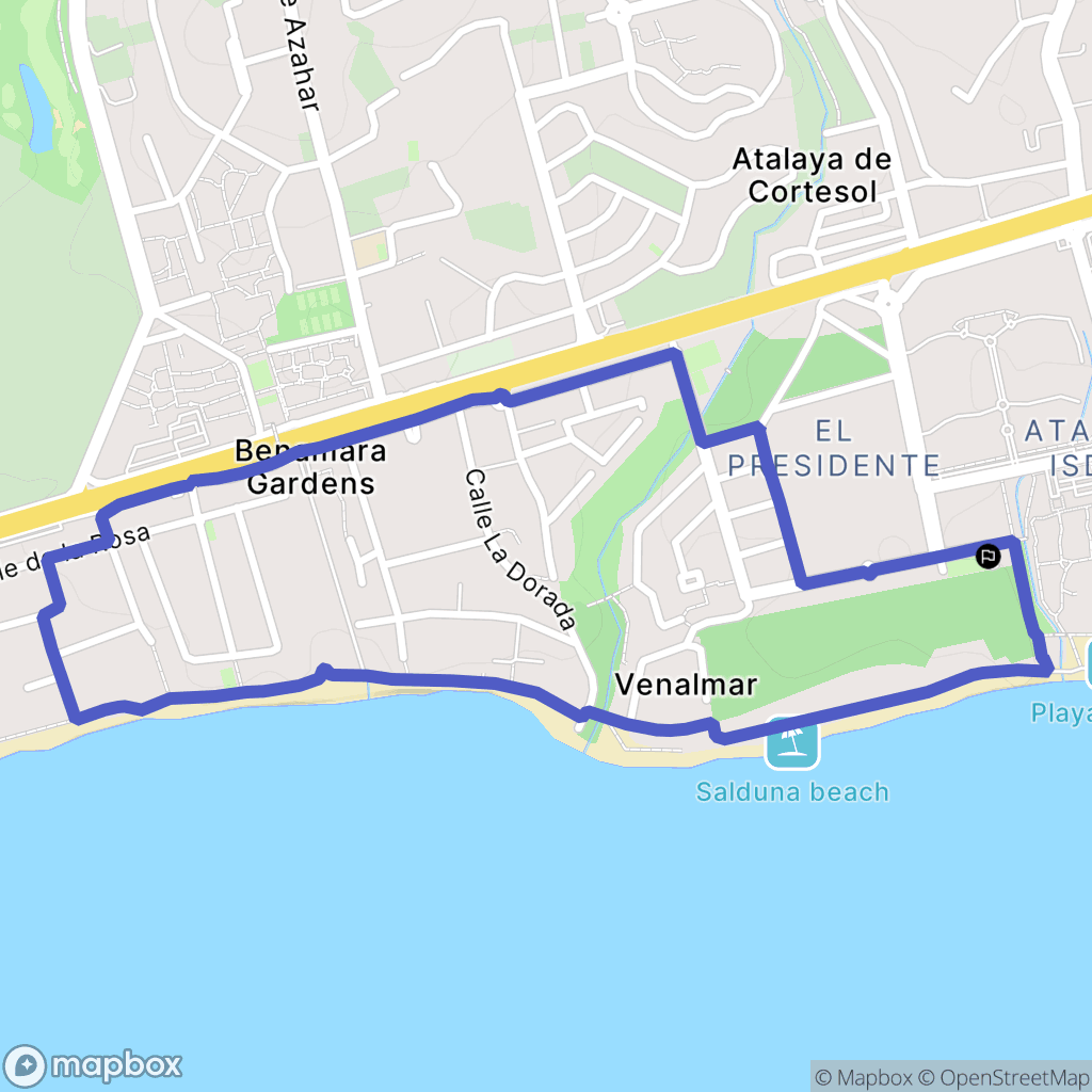 Atalaya Isdabe : carte du parcours de randonnée - Spain