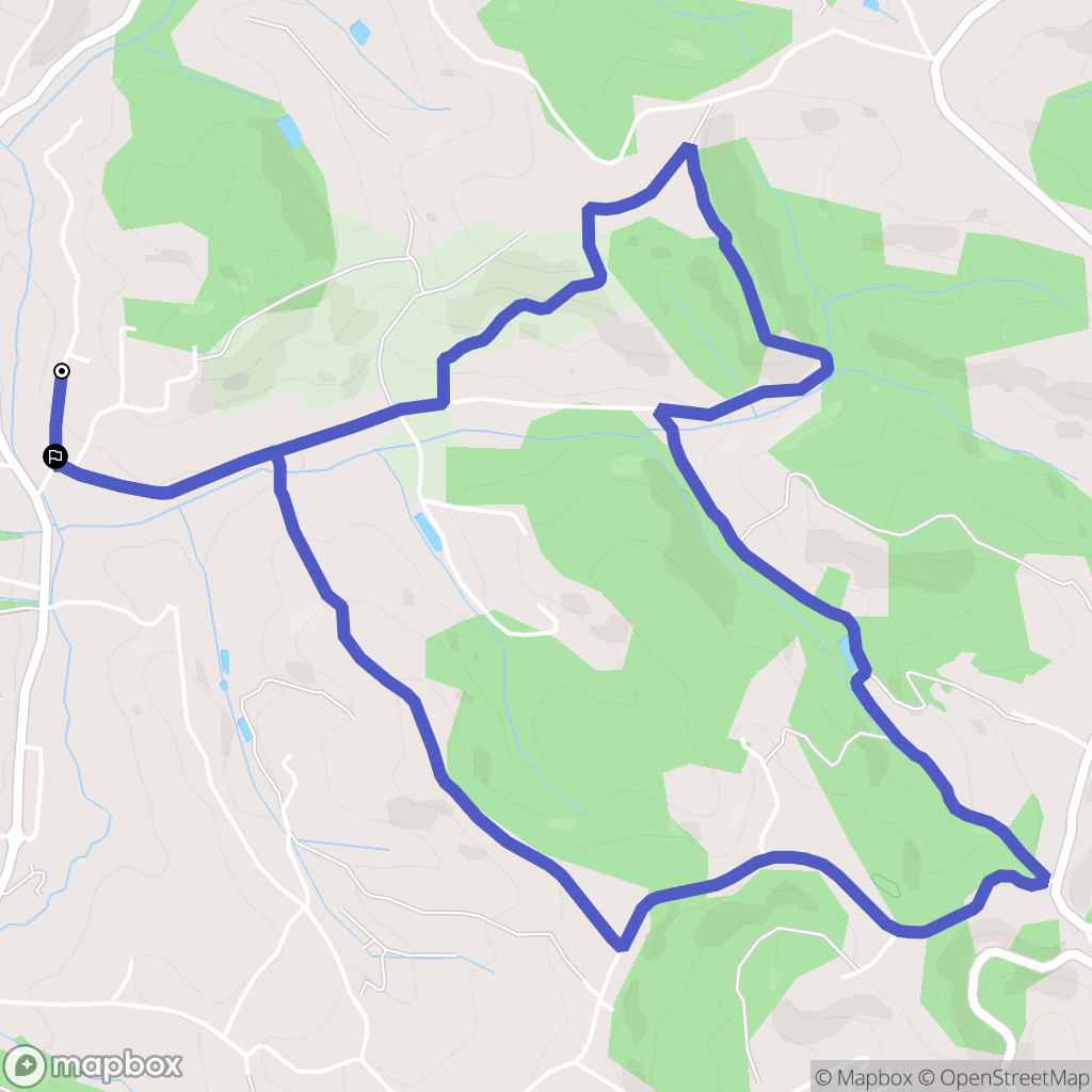 L'Honor-de-Cos : carte du parcours de randonnée - France
