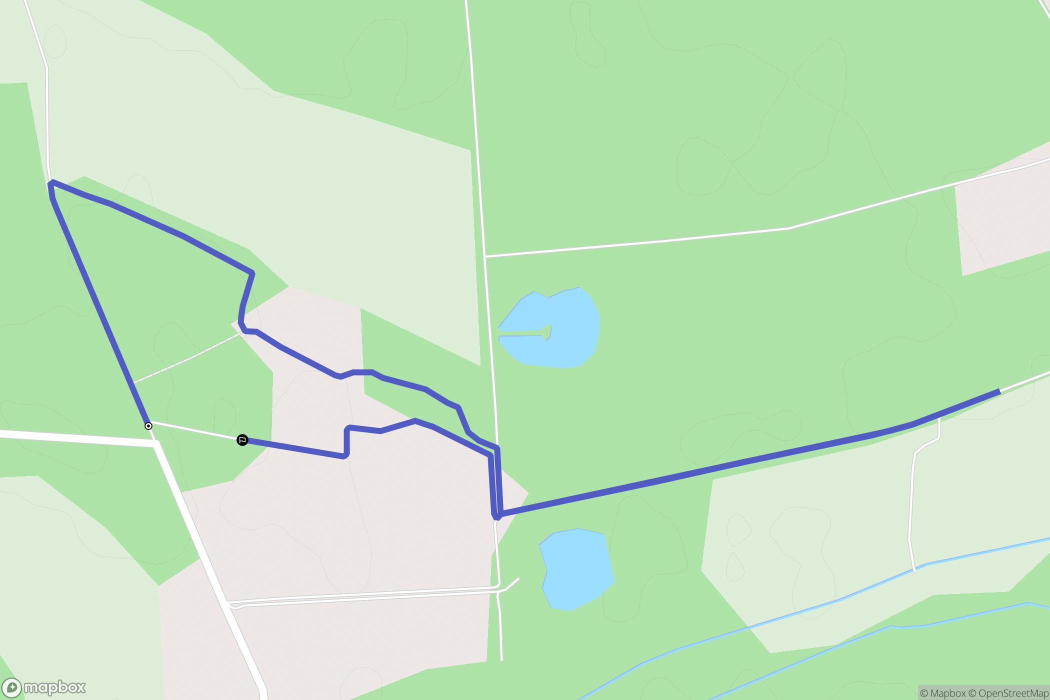 Bénesse-Maremne : carte du parcours de randonnée - France