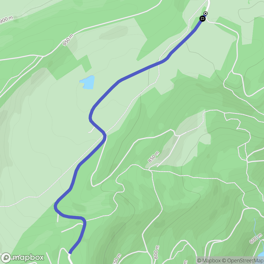 Charquemont : carte du parcours de randonnée - France