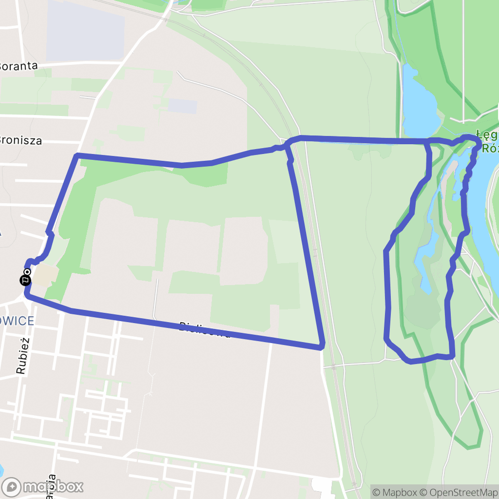 Poznań: mapa trasy - Poland
