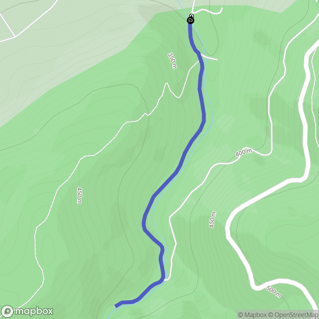 Dourgne : carte du parcours de randonnée - France