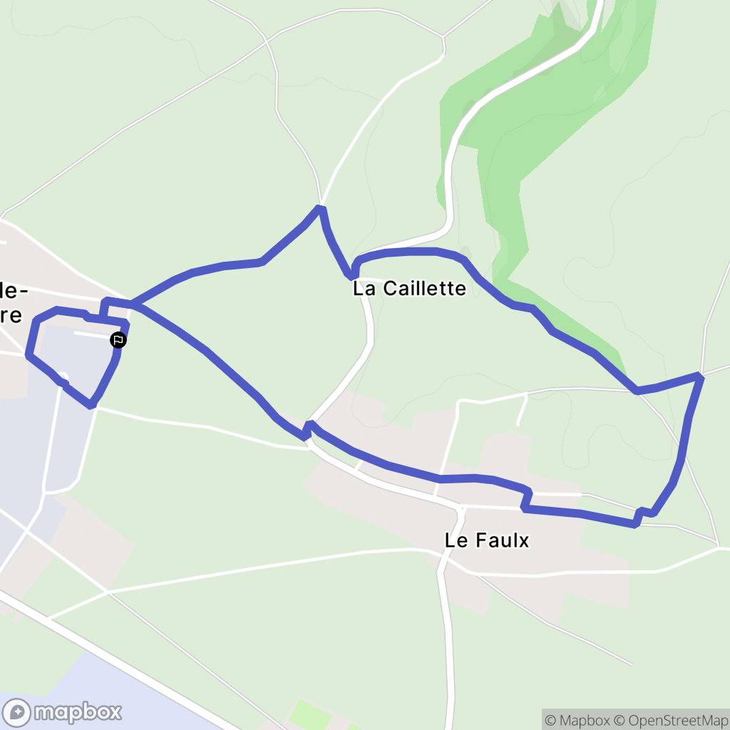 Franqueville-Saint-Pierre : carte du parcours de randonnée - France