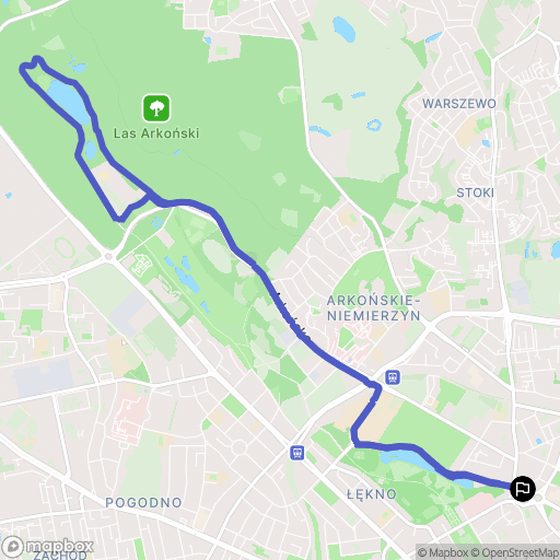 Szczecin: mapa trasy - Poland