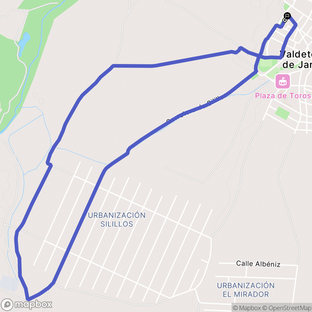 Valdetorres de Jarama : carte du parcours de randonnée - Spain