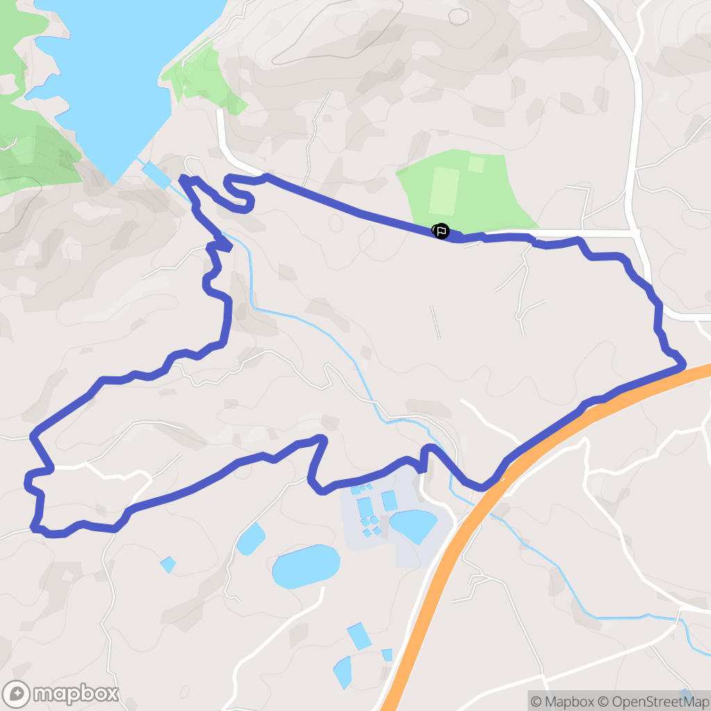 Villajoyosa : carte du parcours de randonnée - Spain