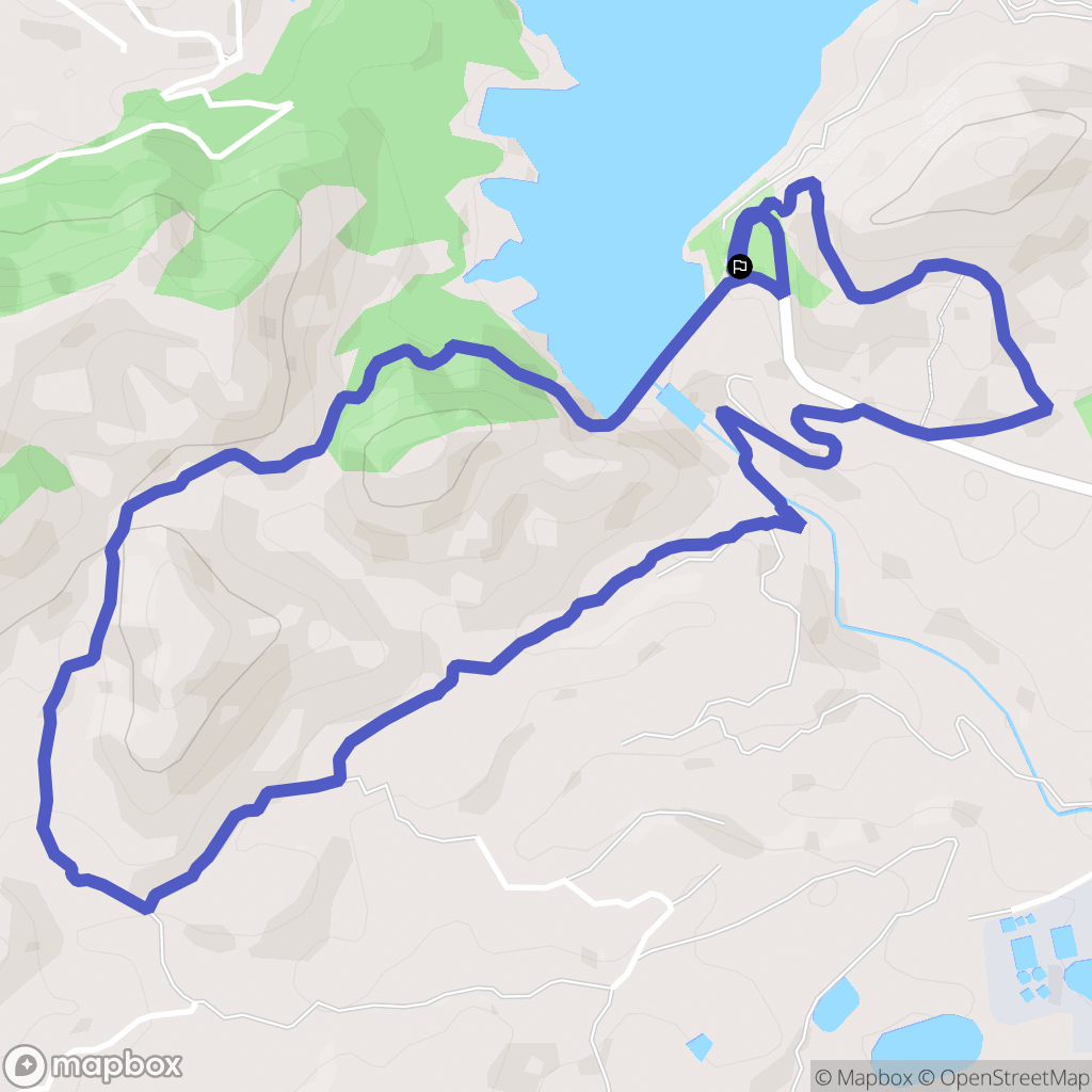 : carte du parcours de randonnée - Spain
