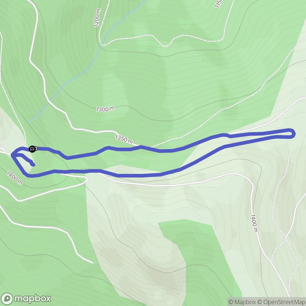 Corsavy : carte du parcours de randonnée - France