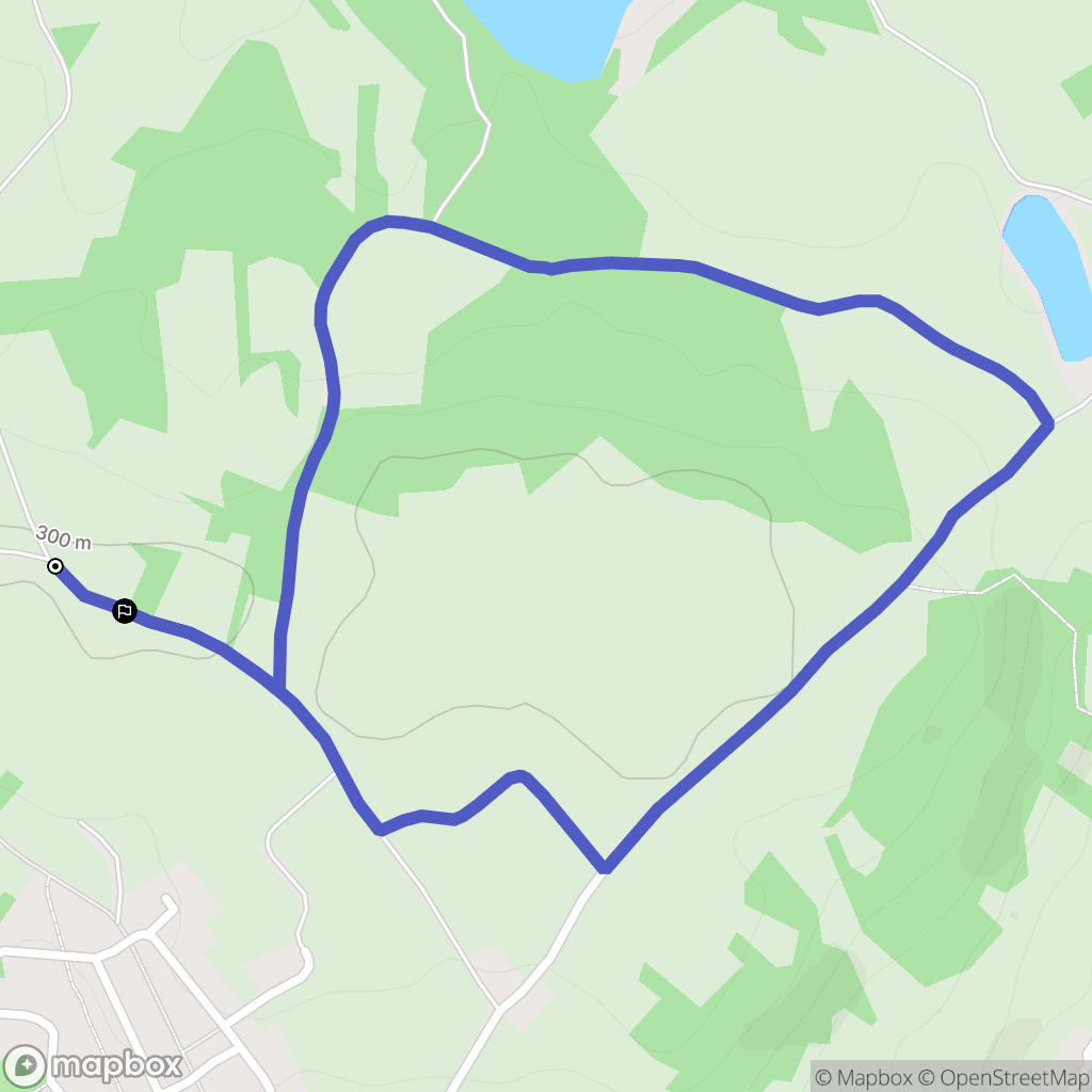 Meximieux : carte du parcours de randonnée - France