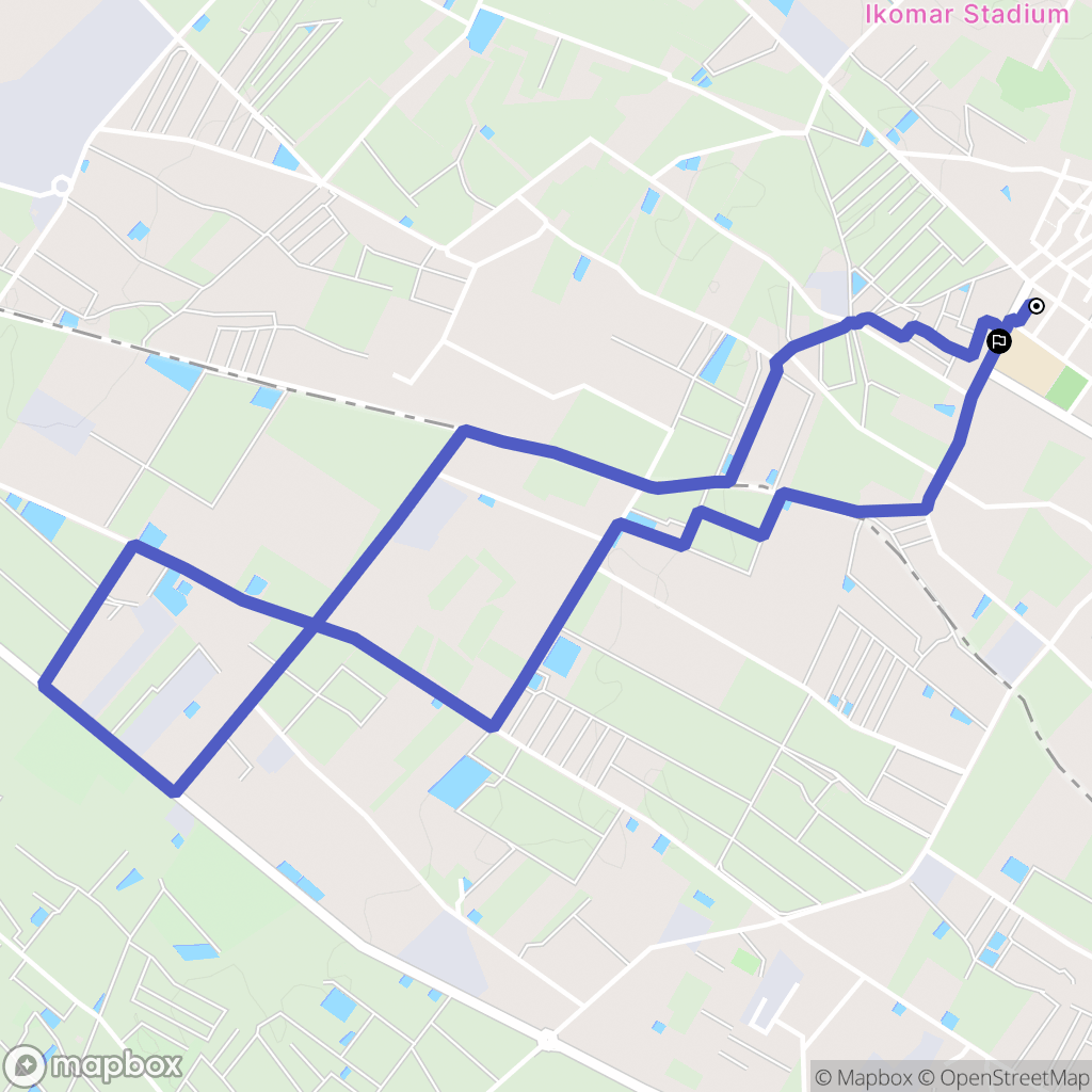 Pilar de la Horadada : carte du parcours de randonnée - Spain