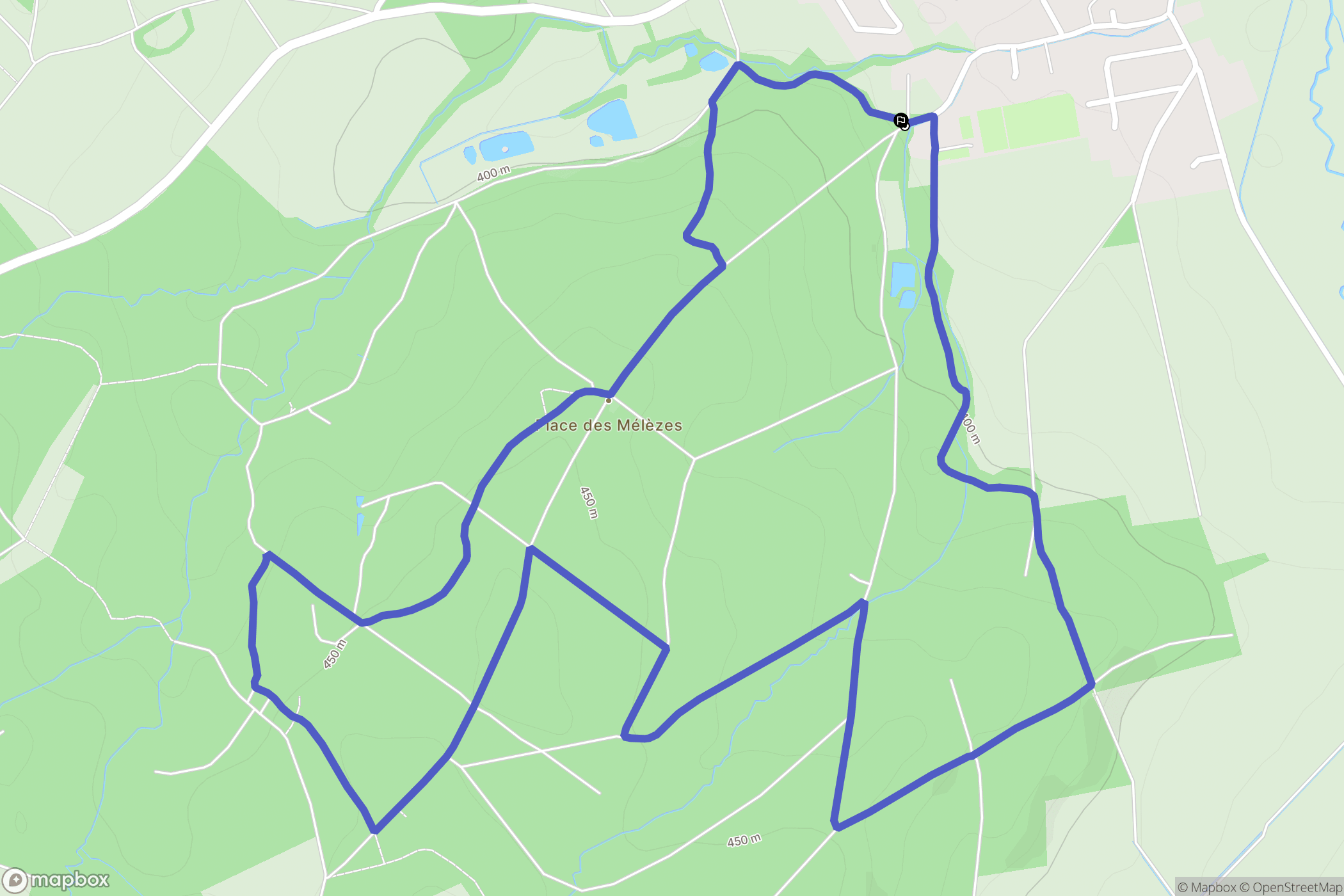 Durmenach : carte du parcours de randonnée - France