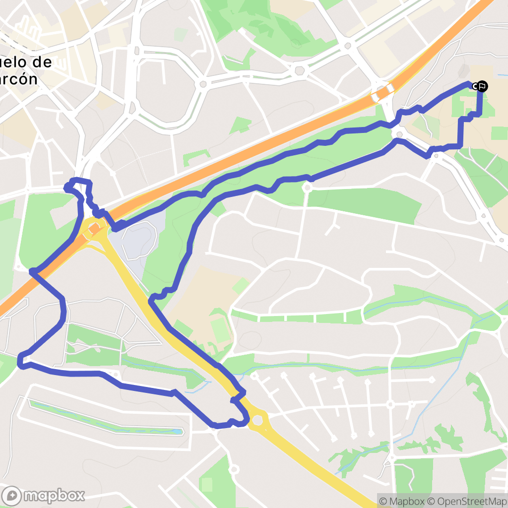 Pozuelo de Alarcón : carte du parcours de randonnée - Spain