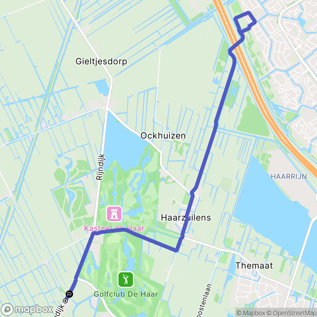 Harmelen: routekaart voor buitenactiviteiten - Netherlands