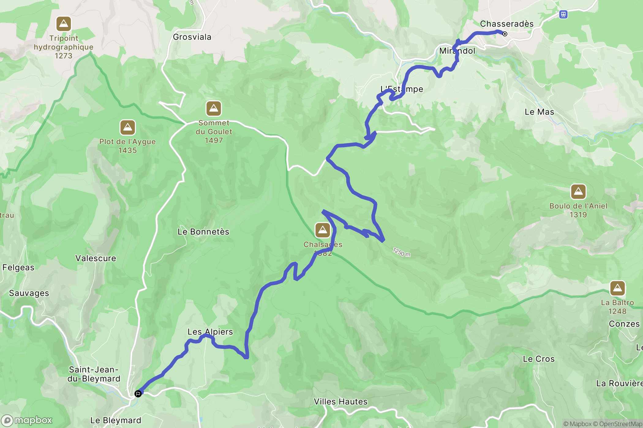 Mont Lozère et Goulet: routekaart voor buitenactiviteiten - France
