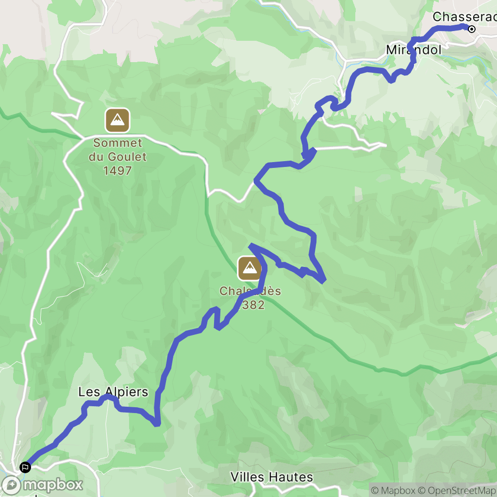 Mont Lozère et Goulet: routekaart voor buitenactiviteiten - France