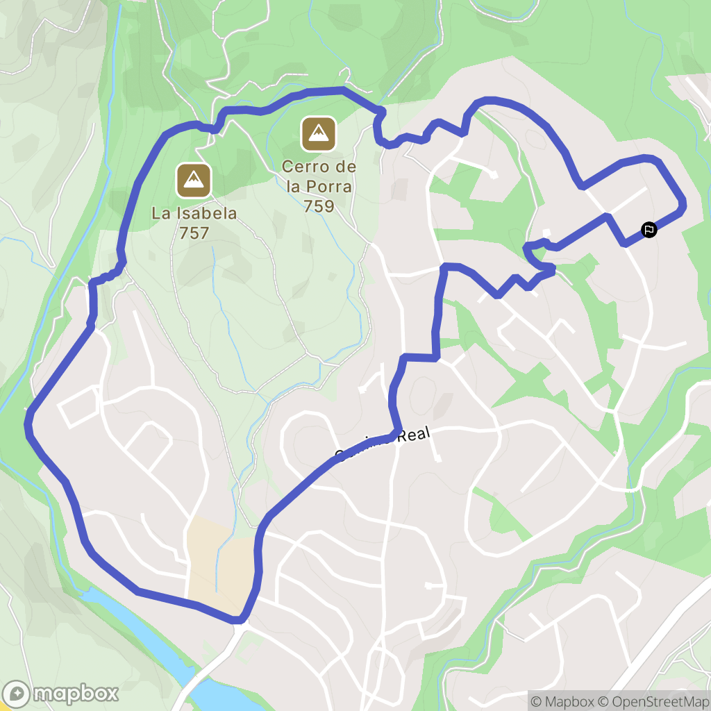 Las Rozas de Madrid : carte du parcours de randonnée - Spain