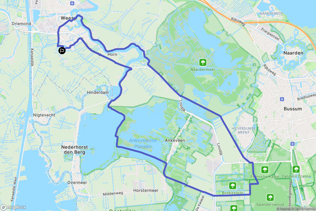 Weesp: routekaart voor buitenactiviteiten - Netherlands