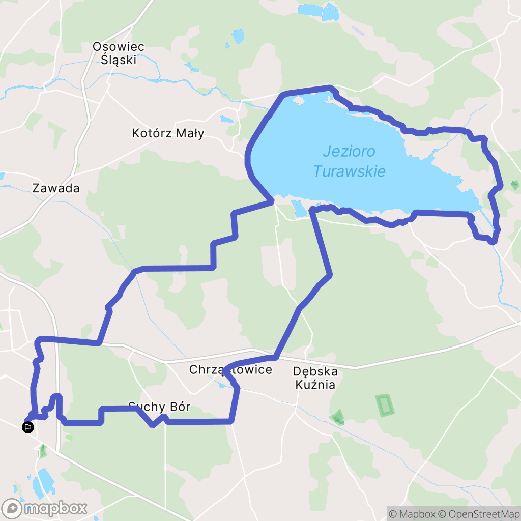Opole: mapa trasy - Poland