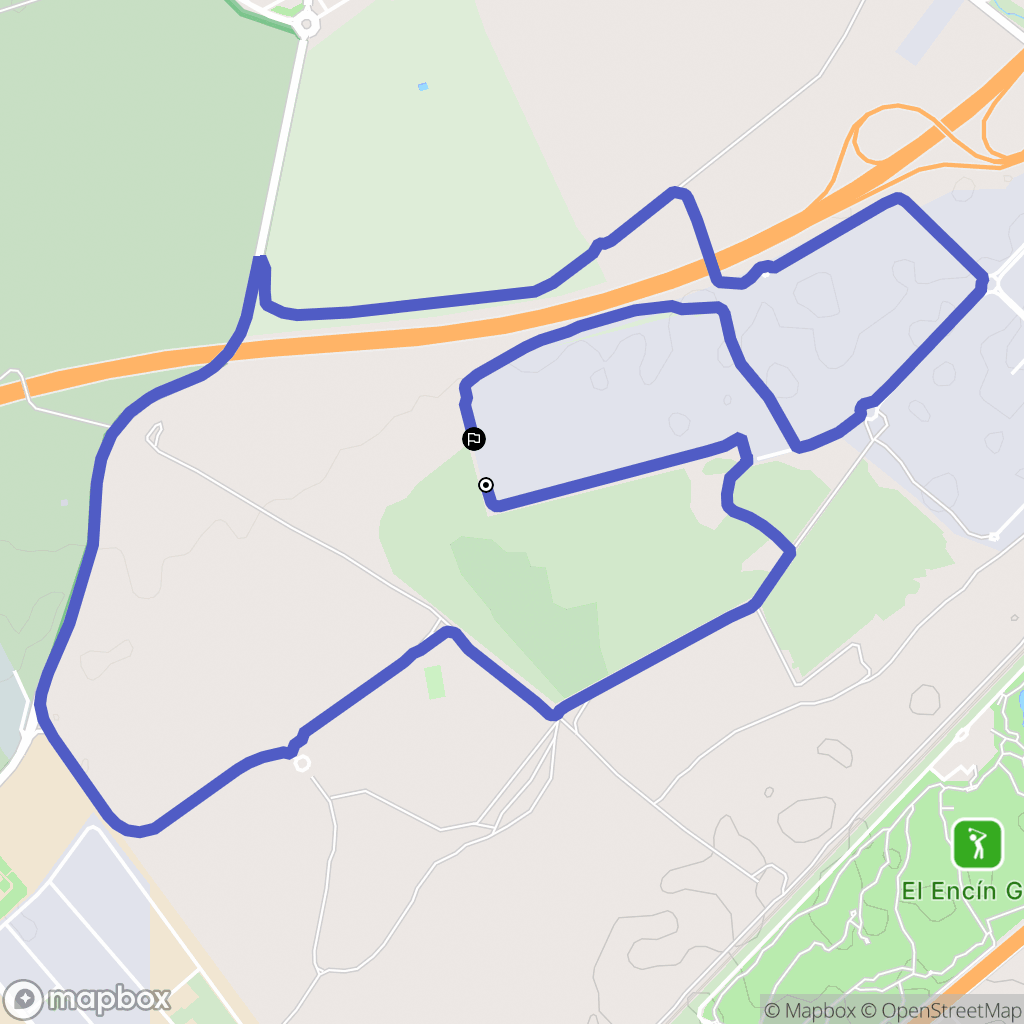 Alcala de Henares : carte du parcours de randonnée - Spain