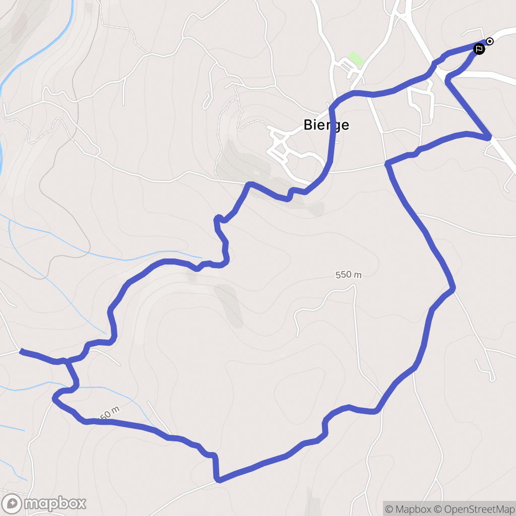  : carte du parcours de randonnée - Spain