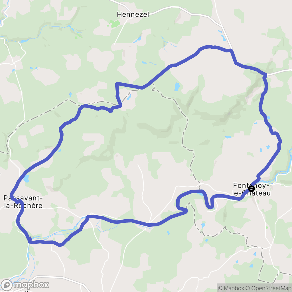 Fontenoy-le-Château: routekaart voor buitenactiviteiten - France