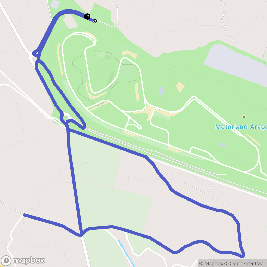 Puig Moreno : carte du parcours de randonnée - Spain