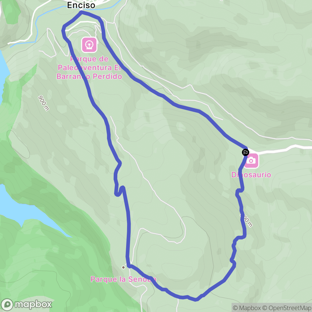 El Villar : carte du parcours de randonnée - Spain
