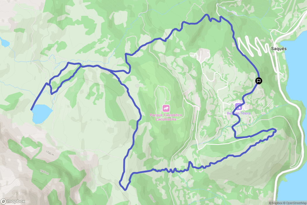 Piedrafita de Jaca : carte du parcours de randonnée - Spain