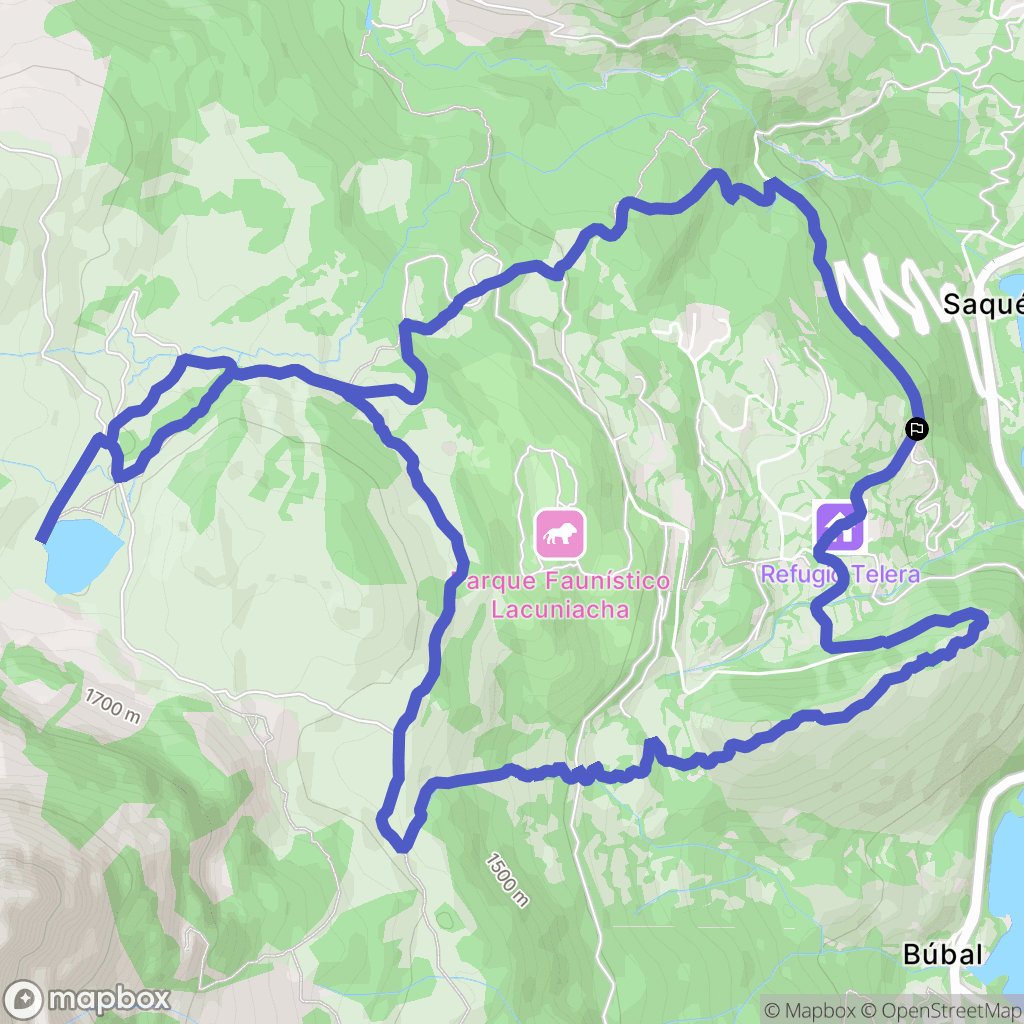 Piedrafita de Jaca : carte du parcours de randonnée - Spain