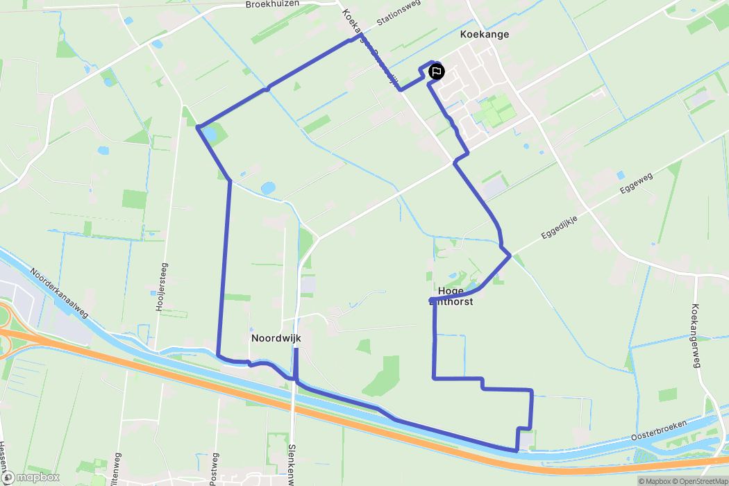 Koekange: routekaart voor buitenactiviteiten - Netherlands