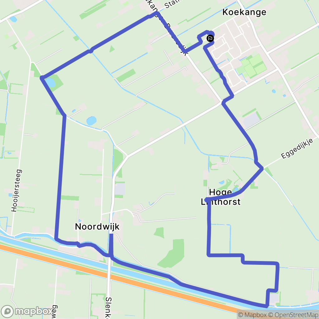 Koekange: routekaart voor buitenactiviteiten - Netherlands