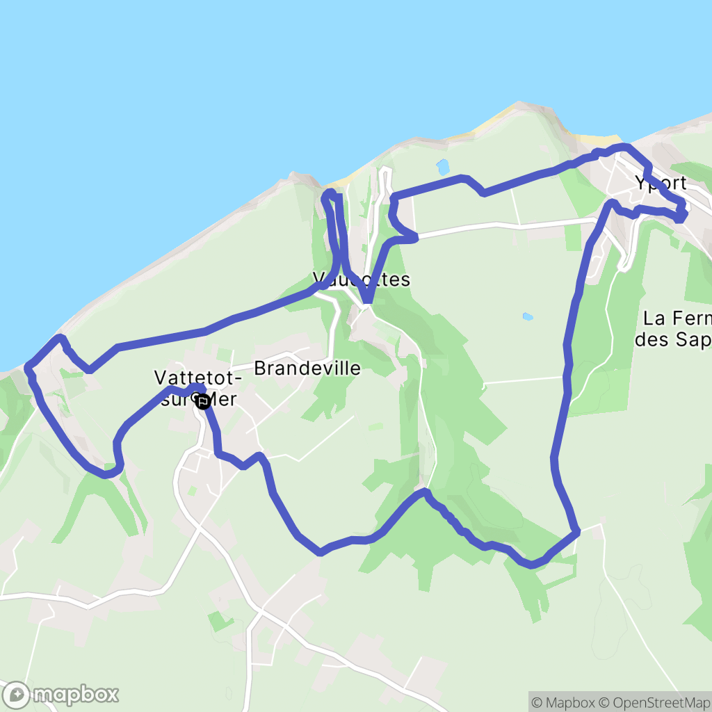 Vattetot-sur-Mer: routekaart voor buitenactiviteiten - France