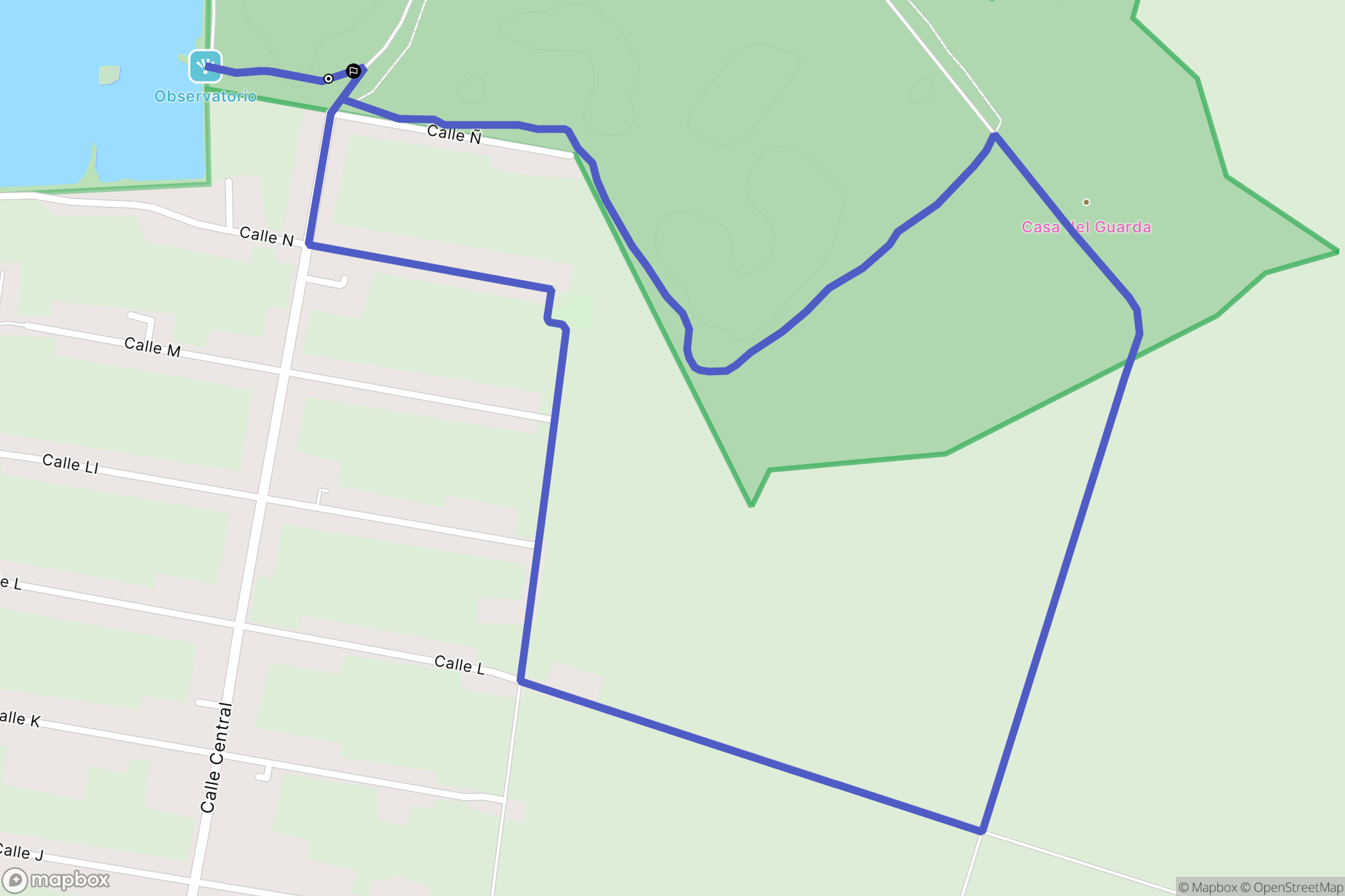 La Algaida : carte du parcours de randonnée - Spain