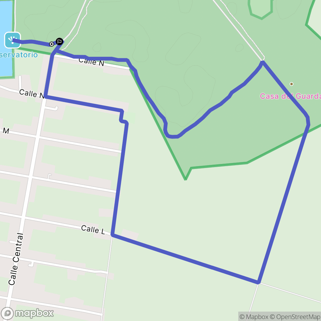 La Algaida : carte du parcours de randonnée - Spain