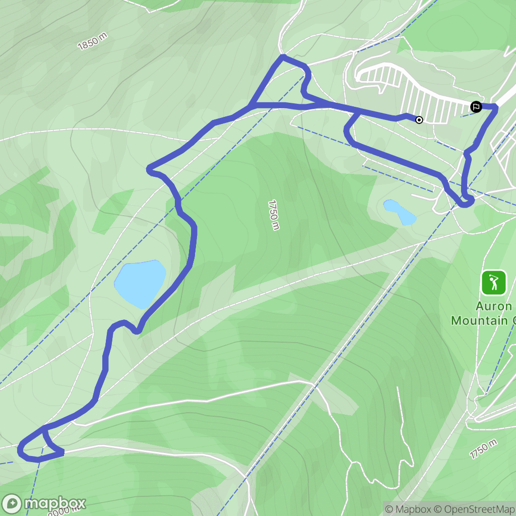 Saint-Étienne-de-Tinée : carte du parcours de randonnée - France