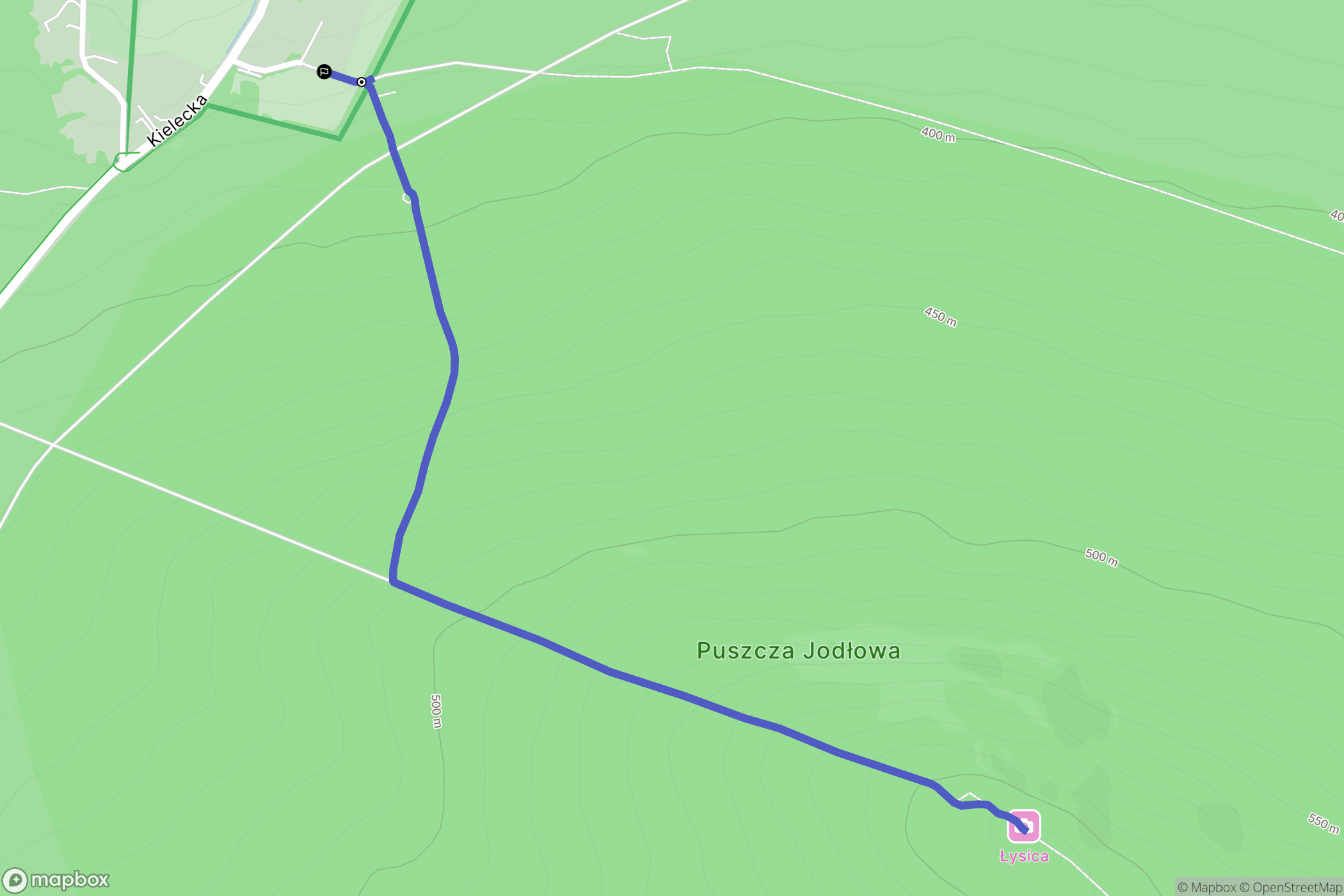 Święta Katarzyna: mapa trasy - Poland
