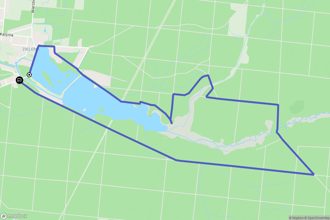 Kalety: mapa trasy - Poland