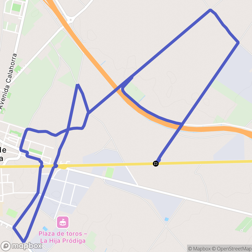 Santo Domingo de la Calzada : carte du parcours de randonnée - Spain