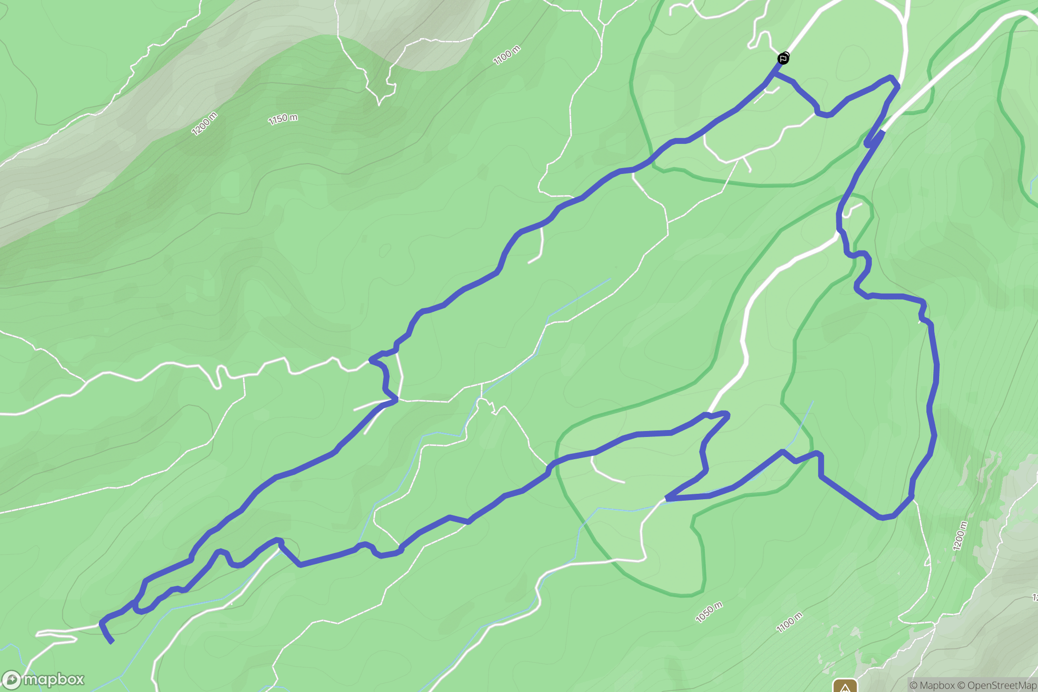 Tarragona : carte du parcours de randonnée - Spain