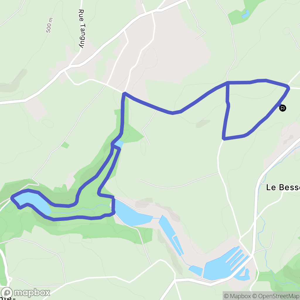 Tramolé : carte du parcours de randonnée - France