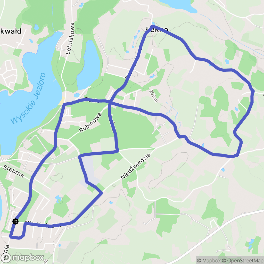 Kamień: mapa trasy - Poland