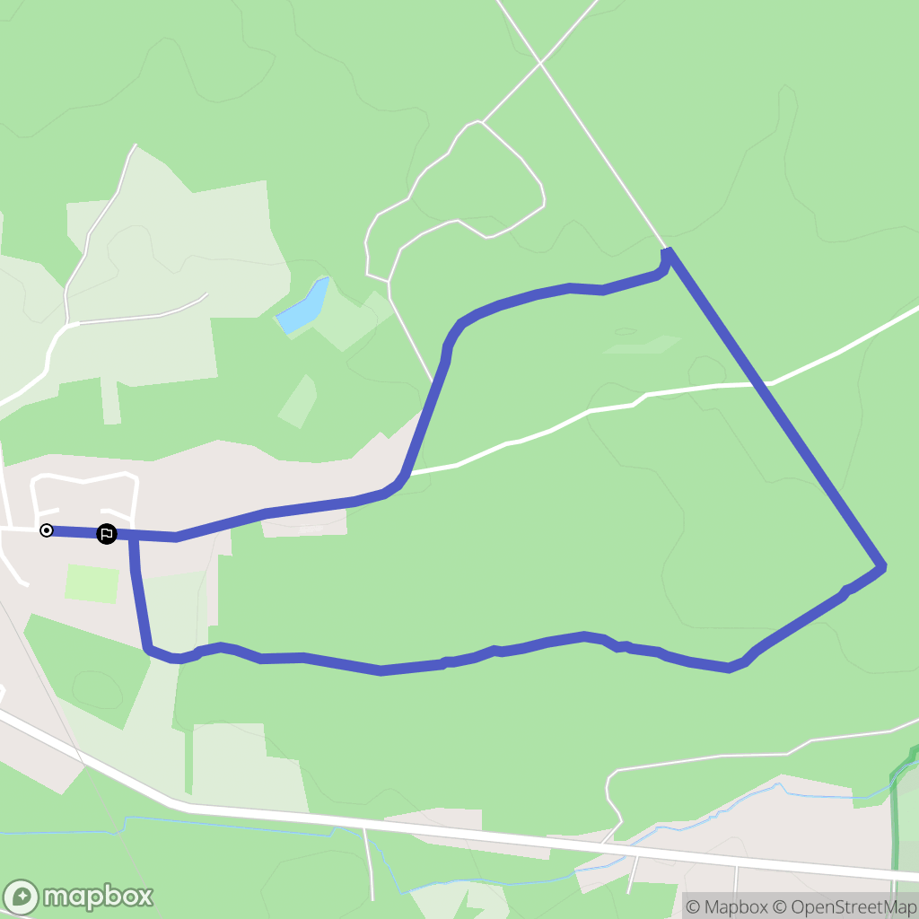 Corbenay : carte du parcours de randonnée - France