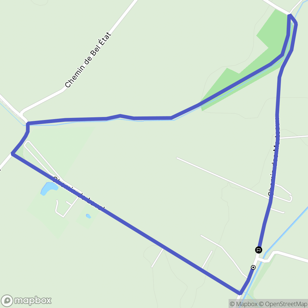 Montélier : carte du parcours de randonnée - France