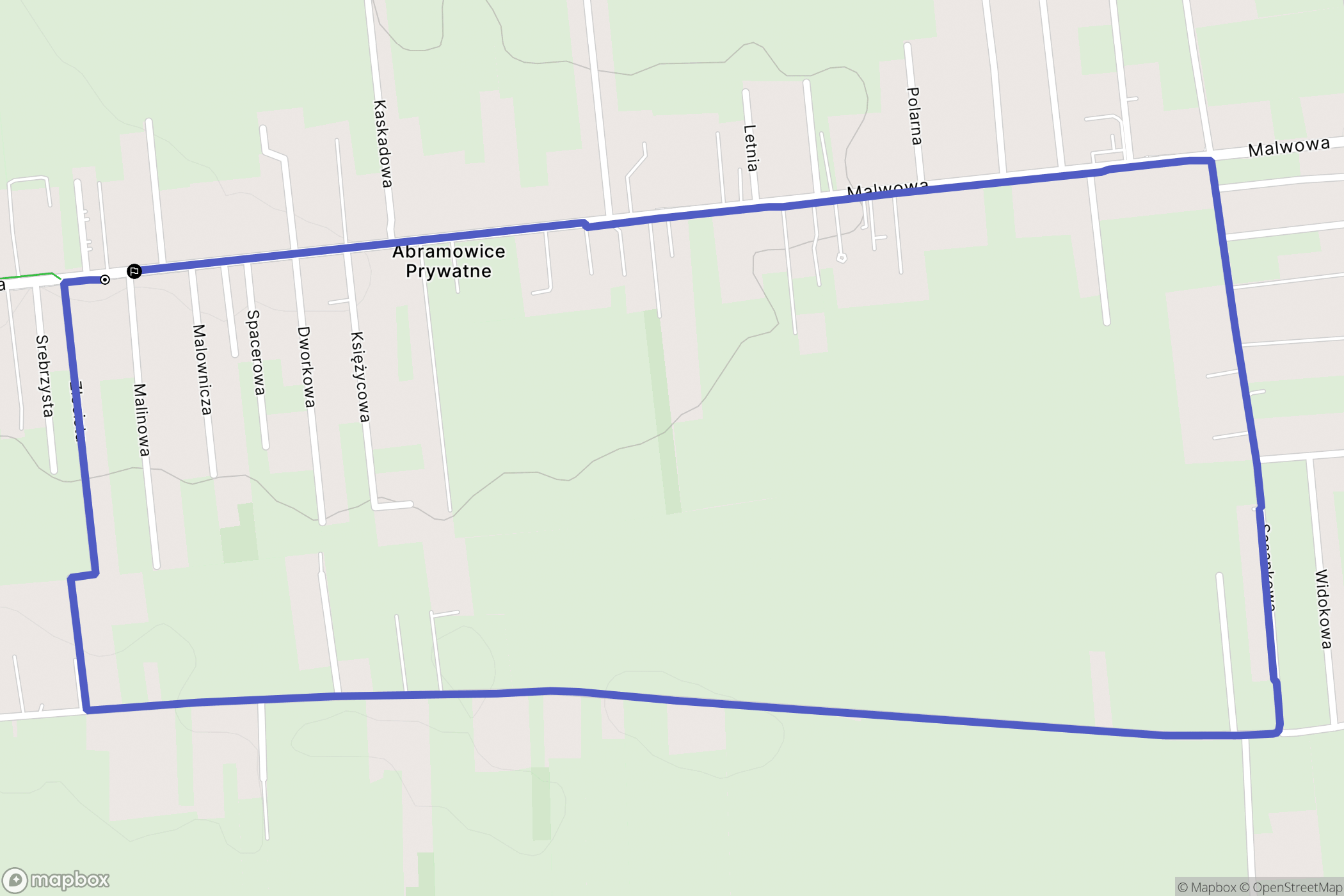 Lublin: mapa trasy - Poland
