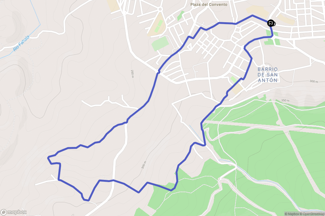 Alhaurín el Grande : carte du parcours de randonnée - Spain